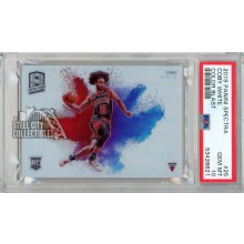 Coby White 2019-20 Panini Spectra Rookie Color Blast Card #25 PSA 10