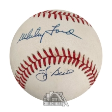 Yogi Berra / Whitey Ford Autographed OAL Bobby Brown Ball- JSA COA H43234