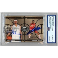 Allen Iverson Dominique Wilkins 2008-09 Co-Signers Dual Auto /399 PSA/DNA 10