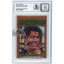 Ricky Williams 1999 Donruss Rookie Gridiron Kings Autograph #RGK1 /5000 BAS 10