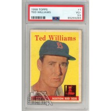 Ted Williams 1958 Topps Card #1 PSA 3.5 VG+