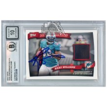 Ricky Williams 2010 Topps Peak Performance Jersey Autograph #PPR-RW BAS 10