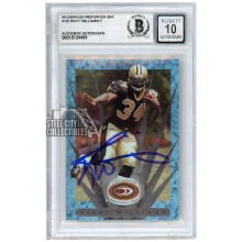 Ricky Williams 1999 Donruss Preferred QBC Platinum Rookie Autograph #120 BAS 10