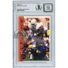 Ricky Williams 1999 Just Rookie Autograph Card #49 BAS 10