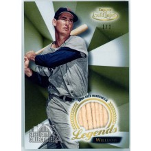Ted Williams 2018 Topps Gold Label Legends Bat Relic Card #LR-TW 1/1