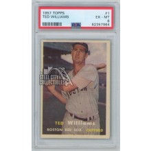 Ted Williams 1957 Topps Card #1 PSA 6 EX-MT