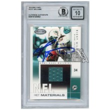 Ricky Williams 2004 Hot Prospects Hot Materials Jersey Autograph /500 BAS 10