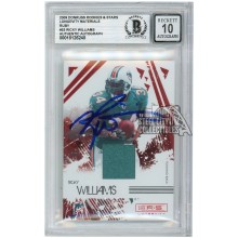 Ricky Williams 2009 Rookies & Stars Longevity Ruby Jersey Autograph /299 BAS 10