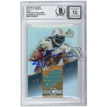 Ricky Williams 2004 Upper Deck Reflections Pro Cuts Gold Jersey Autograph BAS 10