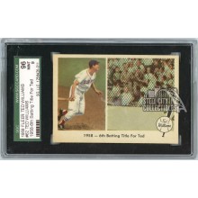 Ted Williams 1959 Fleer Ted Williams 1958-6th Batting Title For Ted Card #62 SGC 9