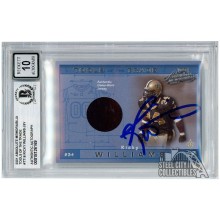 Ricky Williams 2001 Absolute Tools of the Trade Jersey Autograph /300 BAS 10
