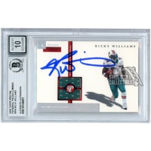 Ricky Williams 2005 Pristine Personal Pieces Common Jersey Autograph /500 BAS 10