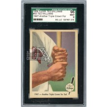 Ted Williams 1959 Fleer Ted Williams 1947-Another Triple Crown For Ted Card #33 SGC 9