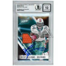 Ricky Williams 2018 Panini National Convention Jersey Autograph BAS 10