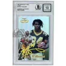Ricky Williams 1999 Topps Gold Label Class 1 Rookie Autograph 70 BAS 10 (Yellow)