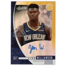 Zion Williamson 2019-20 Panini Absolute Rookie Autograph Card #RA-ZWL