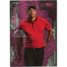 Tiger Woods 2024 Skybox Metal Universe PMG Pink FX Card #2 51/75