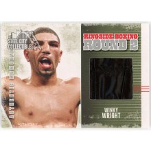 Winky Wright 2011 ITG Ringside Boxing Silver Trunks Card #AM-44 (Black)