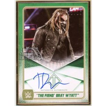 "The Fiend" Bray Wyatt 2020 Topps Transcendent WWE Green Autograph Card #A-BW 2/15