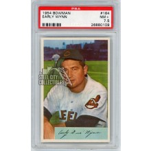 Early Wynn 1954 Bowman Card #164 PSA 7.5 NM+