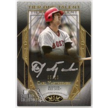 Carl Yastrzemski 2022 Topps Tier One Talent Autograph Card #T1TA-CY 5/10