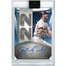 Carl Yastrzemski 2021 Topps Luminaries Home Run Kings Blue Autograph Card #HRK-CY 2/5
