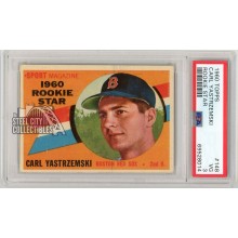 Carl Yastrzemski 1960 Topps Baseball Rookie Card #148 PSA 3