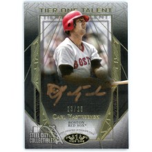 Carl Yastrzemski 2022 Topps Tier One Talent Autograph Card #T1TA-CY 23/25