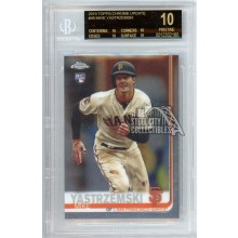 Mike Yastrzemski 2019 Topps Chrome Update Rookie Card #49 BGS 10 Black Label