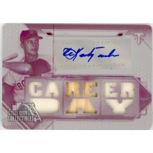 Carl Yastrzemski 2021 Topps Triple Threads Relic Autograph White Whale Printing Plate Card #TTAR-YAZ1 1/1