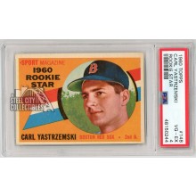 Carl Yastrzemski 1960 Topps Baseball Rookie Star Card #148 PSA 4 (244)