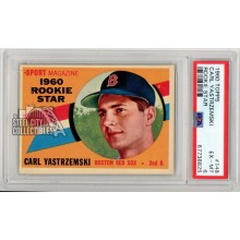 Carl Yastrzemski 1960 Topps Rookie Star Card #148 PSA 6 EX-MT (825)