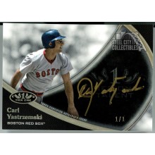 Carl Yastrzemski 2020 Topps Tier One Talent Autograph Card #T1TA-CY 1/1