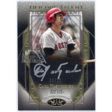 Carl Yastrzemski 2022 Topps Tier One Talent Autograph Card #T1TA-CY 04/10