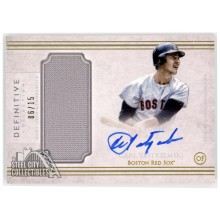 Carl Yastrzemski 2017 Topps Definitive Collection Patch Auto #DCAR-CY 06/15