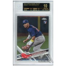 Yoan Moncada 2017 Topps Chrome Update Rookie Debut Card #HMT41 BGS 10 Pristine Black Label