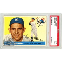Yogi Berra 1955 Topps Card #198 PSA 5 EX