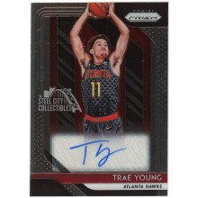 Trae Young 2018-19 Panini Prizm Rookie Autograph #RS-TYG