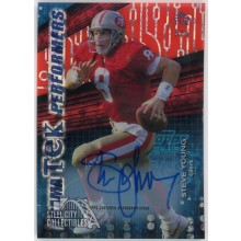 Steve Young 2015 Topps Tek Drama Tek Performers Autograph Card #DTP-SY 5/5