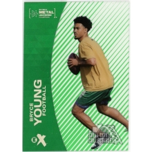 Bryce Young 2024 Upper Deck Skybox Metal Universe eX Green Card #EX-7 16/44