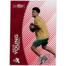Bryce Young 2024 Upper Deck Skybox Metal Universe eX Red Card #EX-7 3/7