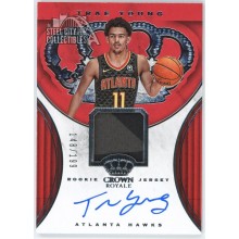 Trae Young 2018-19 Panini Crown Royale Rookie Patch Autograph Card 148/199