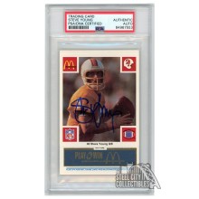Steve Young 1986 McDonald's Blue Tab Autograph Rookie Jumbo Card #8 PSA/DNA