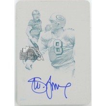 Steve Young 2018 Panini Impeccable Autograph Printing Plate Card #II-SY 1/1