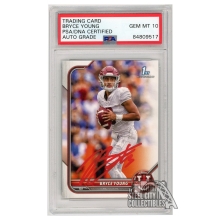 Bryce Young 2022 Bowman University 1st Bowman Autograph Card #4 PSA/DNA 10 (Red)