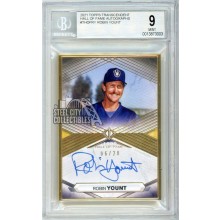 Robin Yount 2021 Topps Transcendent Hall of Fame Autograph Card #THOF-RY 6/20 BGS 9