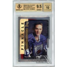 Steve Yzerman 1996-97 Be A Player Link 2 History Autograph Card #LTH-9B BGS 9.5
