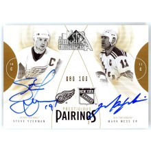 Yzerman & Messier 2009-10 Upper Deck SP Authentic Dual Auto Card #PP-YM 080/100