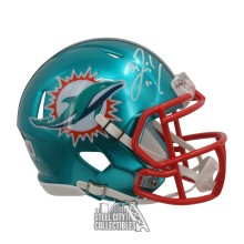 Zach Thomas Autographed Miami Flash Mini Football Helmet - BAS