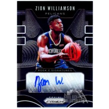 Zion Williamson 2019-20 Panini Prizm Rookie Autograph Card #RS-ZWL